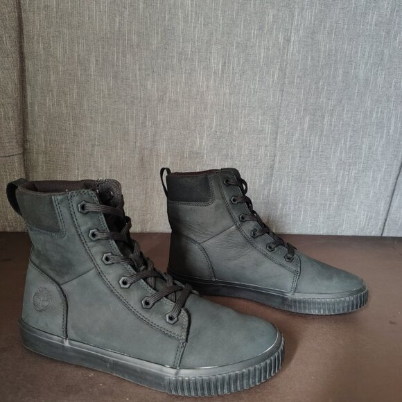 Timberland Shoes - Timberland Boots Womens Size 7.5 Black Skyla Bay 6" Ankle Bootie Shoes Flats
